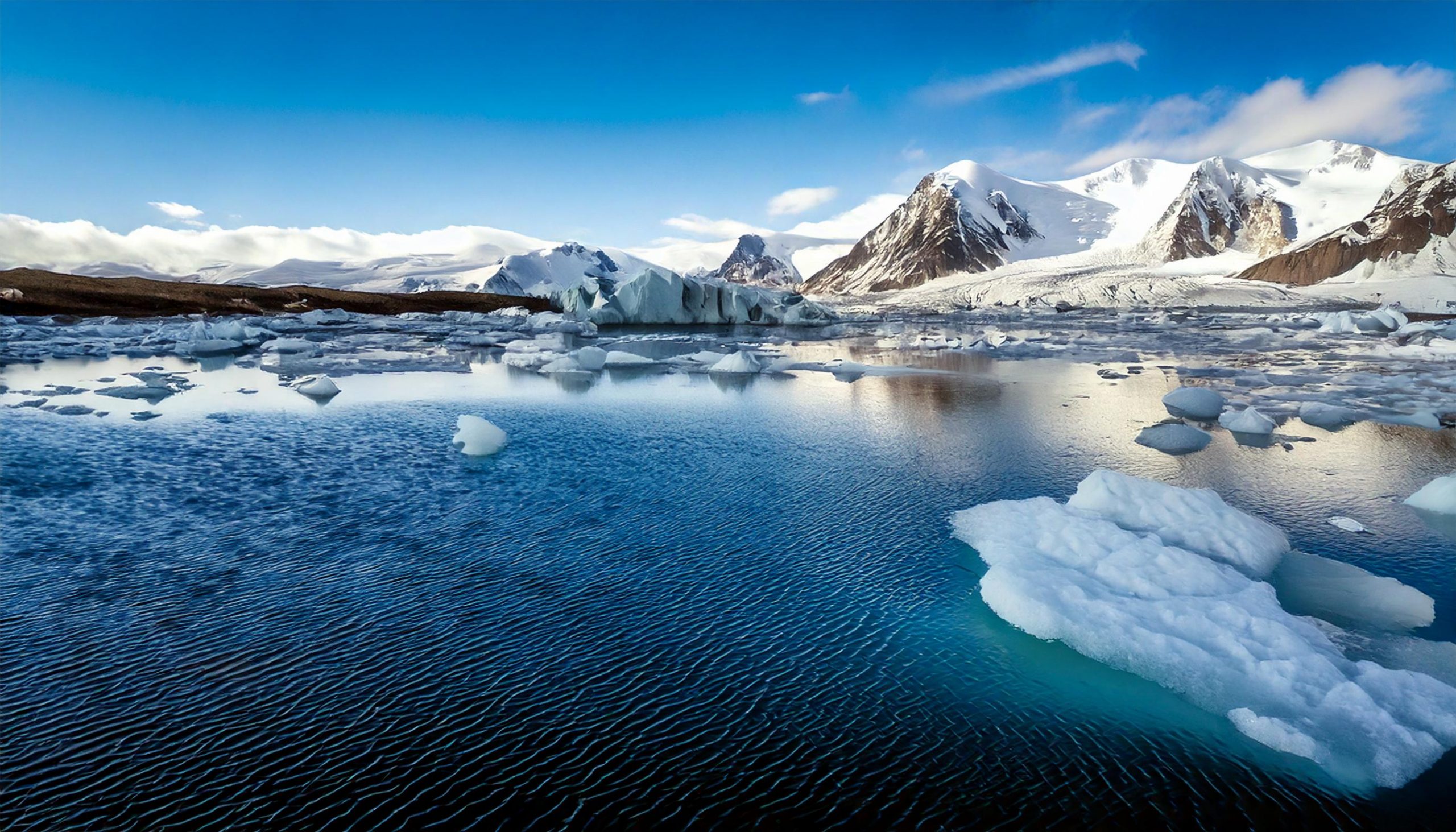 Dekorativ: Arktiska miljöer och smältande glaciärer